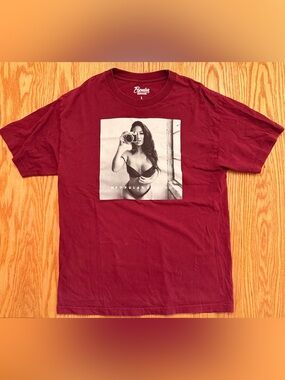 Popular Demand - Maroon Graphic Tee